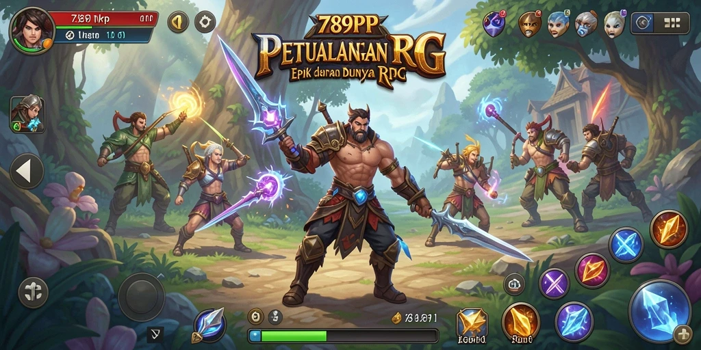 Pengalaman gameplay epik dalam 789RP dengan pertarungan dan petualangan.