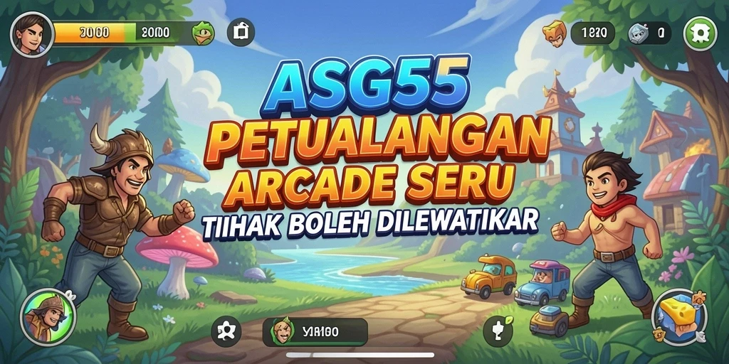Tampilan gameplay ASG55 yang penuh aksi dan warna.