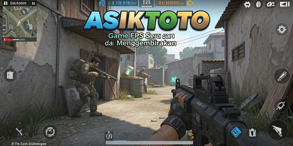 Tangkapan layar yang menunjukkan aksi intens dalam gameplay ASIKTOTO.