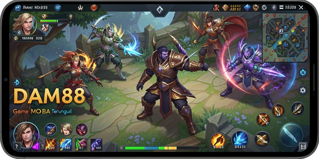 Gameplay seru dan menegangkan di DAM88 dengan strategi MOBA.