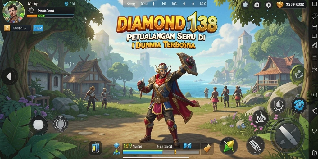 Gameplay seru di dunia terbuka DIAMOND138 yang kaya detail.