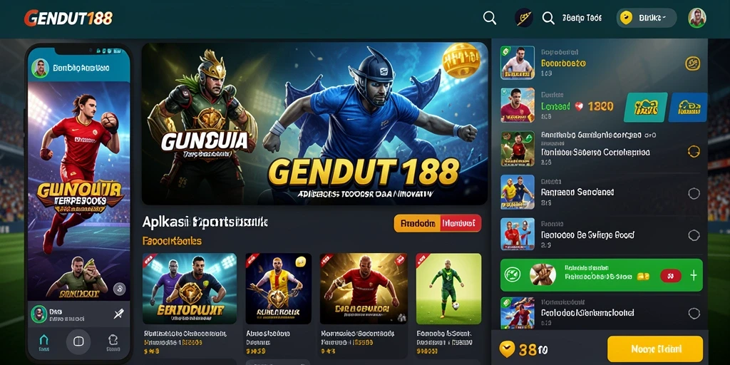 Tangkapan layar GENDUT188 menunjukkan gameplay taruhan olahraga yang menarik.