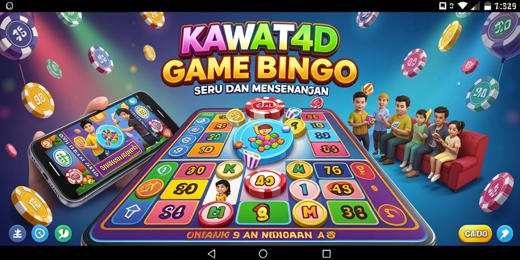 Tampilan gameplay Bingo yang seru dan interaktif di KAWAT4D.