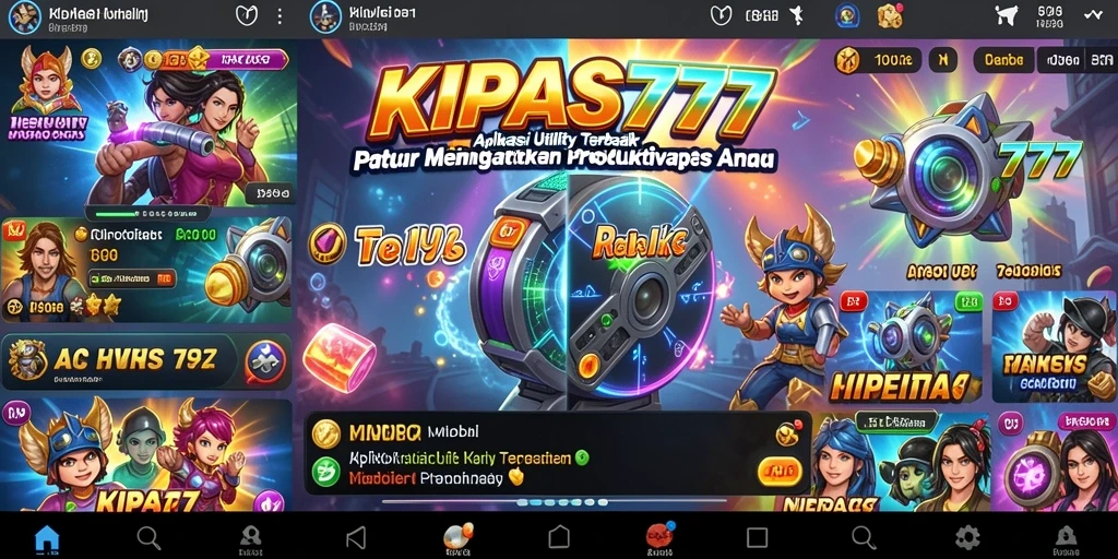 Tampilan antarmuka KIPAS777 yang sederhana dan fungsional.