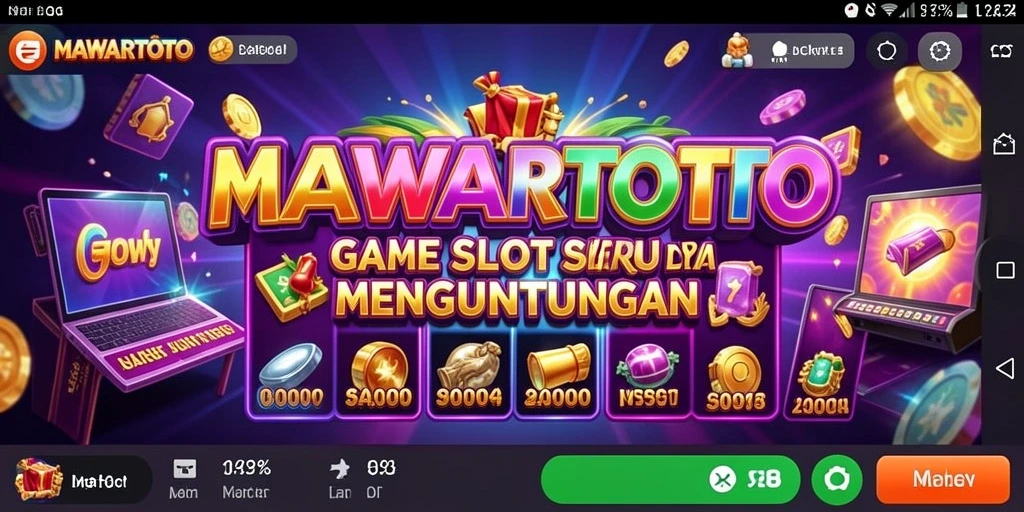 Screenshot permainan Slot MAWARTOTO yang penuh warna dan mengasyikkan.
