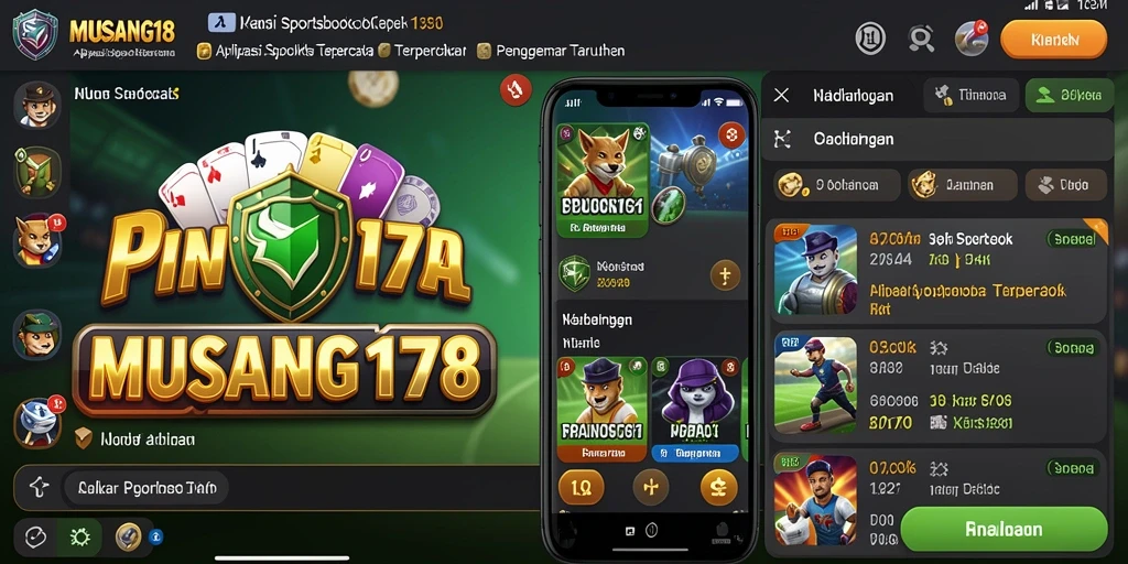 Tampilan gameplay taruhan olahraga di MUSANG178.