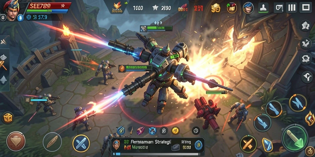Tampilan gameplay menarik dari SEE789 dengan elemen strategi mendebarkan.