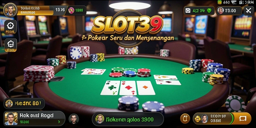 Tampilan menarik dalam permainan Poker SLOT39 dengan antarmuka yang sederhana.