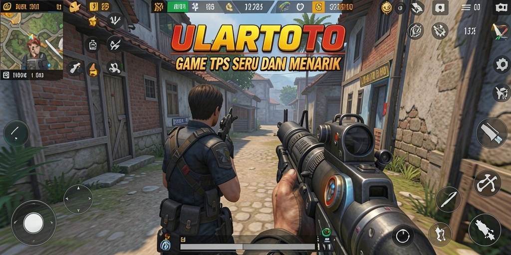 Screenshot utama ULARTOTO menampilkan aksi mendebarkan dalam TPS.