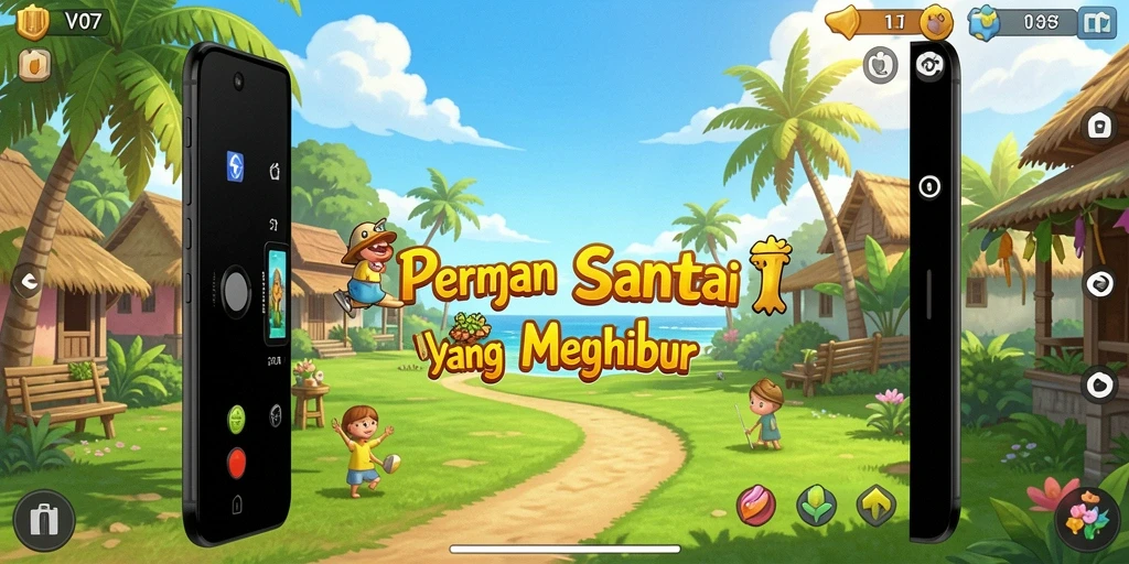 Tampilan gameplay menyenangkan dan santai dari V07.